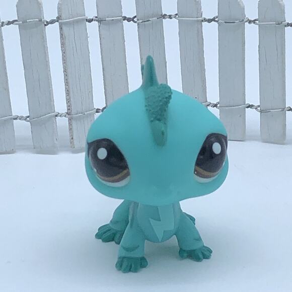G7 Iguana #52 - Littlest Pet Shop - Hasbro LPS Gen 7 Tiki Jungle Lizard - Picture 1 of 4
